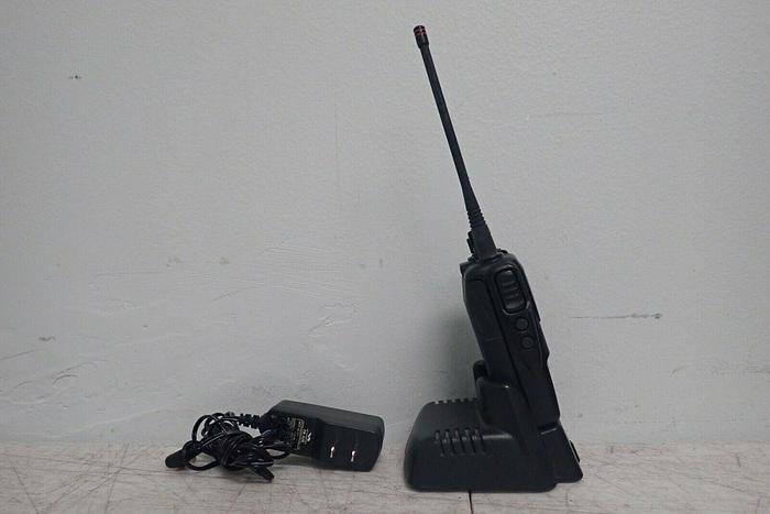 Used Vertex Standard VX-354-G7-5 UHF Two-Way Radio w/ Charger CD-34 & AC Adapter 788026126651