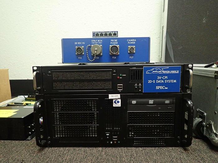 Used Spec Stratton Park 3V-CPI Cloud Particle Imager Probe Data System w/ Accessories