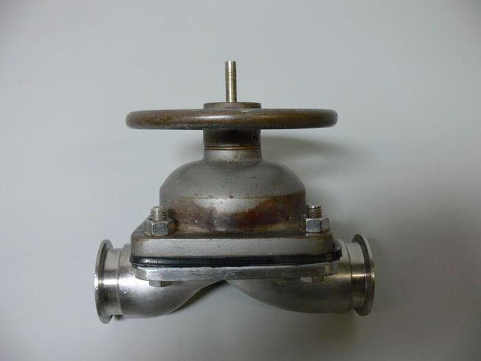 Used Stainless Steel Sanitary 1" Diaphragm Valve