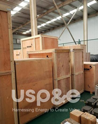 Used 34.4 MW 2015 New MWM TCG2032V16 Natural Gas Generator Set