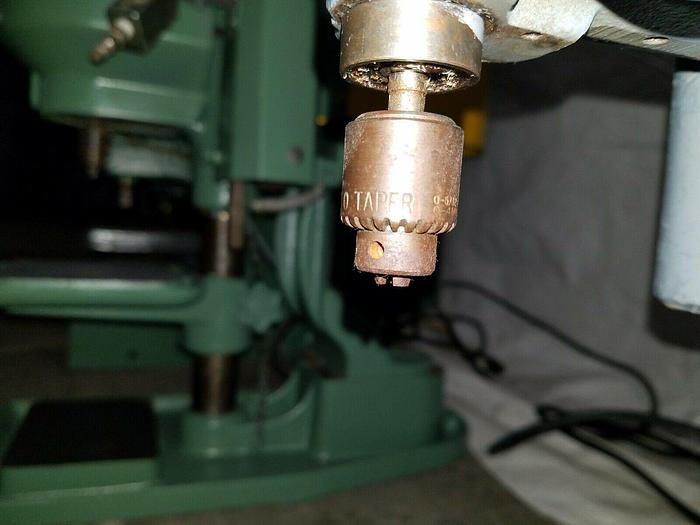 Used Electro Mechano Drill Press Model 101W Adjustable Spindle Speed to 10