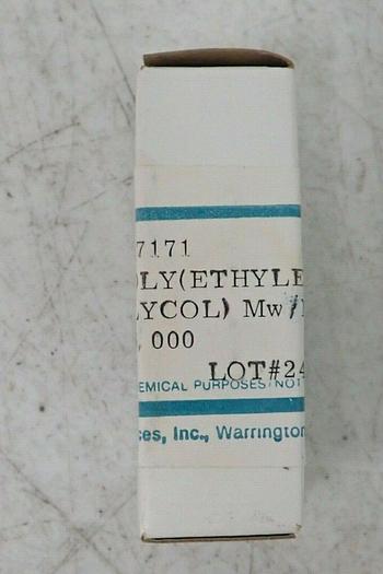 Used Polysciences 17171 Poly(ethylene glycol) 1/g ~ 50% Full