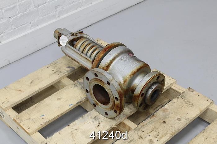 Used Teledyne Farris 2587KA 2.5x4 Pressure Relief Valve #41240