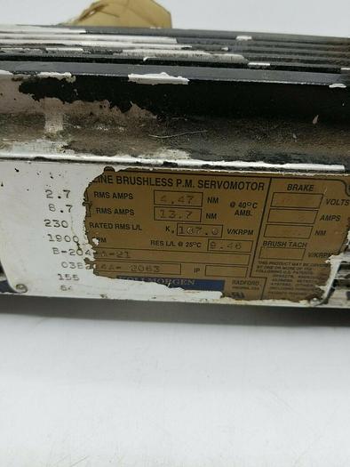 Used Kolimorgen B-204-A-21