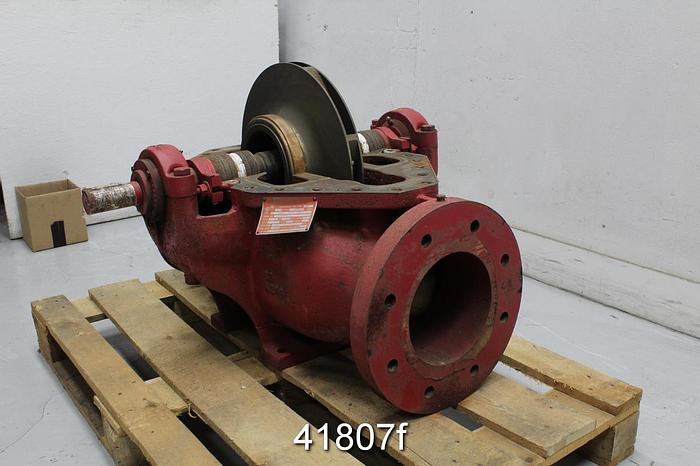 Unused Fairbanks 6" 1824BF Split Case Pump, 7-Vane 16.75" Brass Impeller #41807