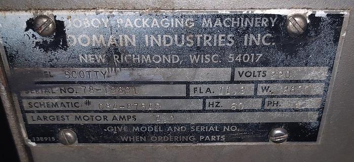 Used Doboy Scotty wrapper