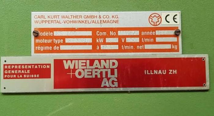 Used 1996 CARL KURT WALTHER MS 600