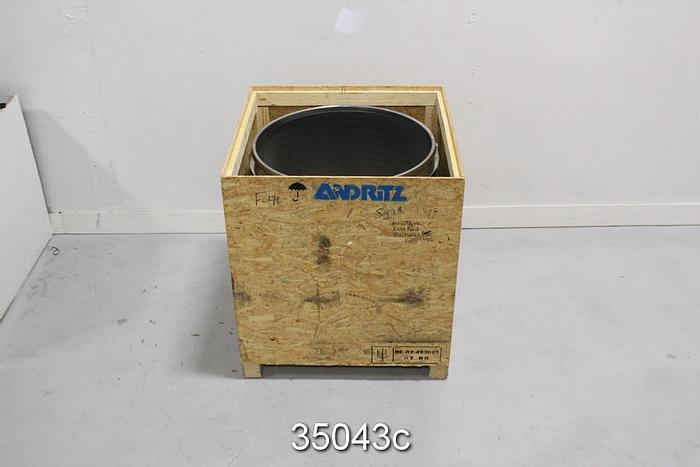 Unused Andritz F4 Pressure Screen Basket, 0.008" Slots, Unused #35043