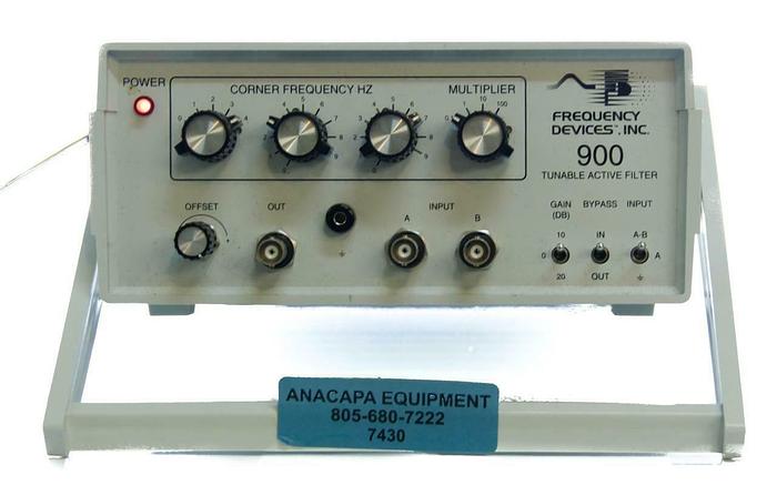 Used Frequency Devices 900 Tunable Active Filter 60Hz/50Hz (7430) G