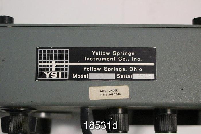Used YSI Model 51B Oxygen Meter #18531