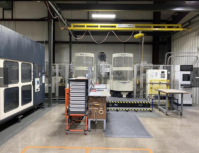 Used 2002 Makino A88E CNC 4-Axis 8 Pallet Horizontal Maching Center