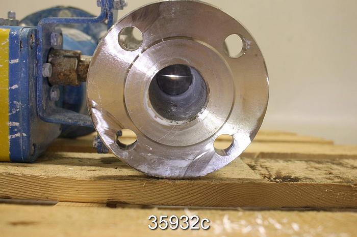 Used Neles Jamesbury 1 1/2 5150 31 3600MT 1.5" Ball Control Valve #35932