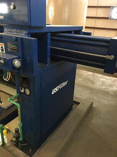 Used 40 CU. FT. US FILTER J-PRESS - C.G.R. - WITH PLATE SHIFTER