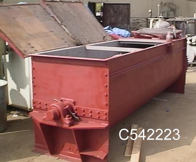Used Mixer, Ribbon, 95 CF, Dbl, C/st, 3' x 12', No Drive #C542223