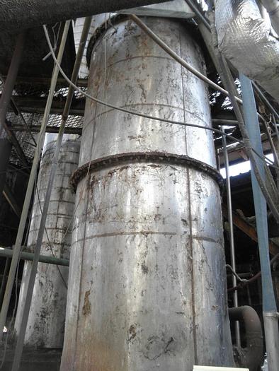 Used Column, 48" x 40', S/st, 20 Plates, Stripping Column #C739926