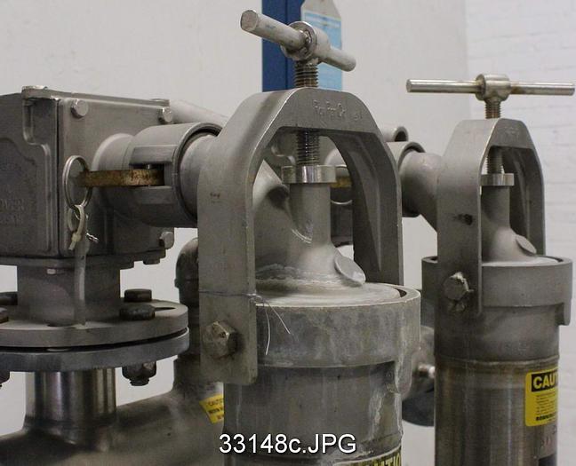 Used Ronningen Petter SS-84-202-BW-MX 2 Bank Canister Filters #33148