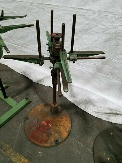Used US Tool 30" Stock Reel Payoff for feeding metal stock to power punch press