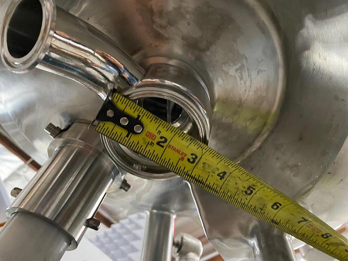 Used DCI 50 Liter Jacketed Stainless Steel Reactor Vessel W/ Steridose Motor