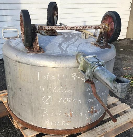 Used 1990 Stainless steel vessel ApS Small mobile vessel