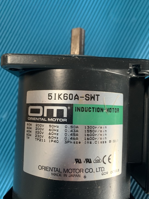 Used oriental motor induction motor 5IK60A-SWT