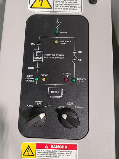 Used Allen Bradley 21VD011A3AYNANCOBN-LR Powerflex 70 AC Drive
