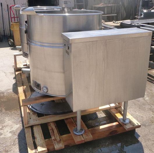 Used Kettle, (2) 80 Gallon, S/st, Jkt, Agit, Cleveland, Tilt, #S744099