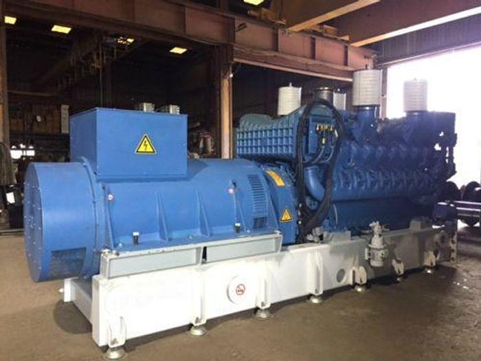 Used 2.2 MW 2008 Used MTU 16V4000G83 Diesel Generator