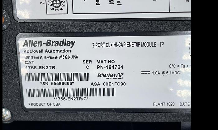 Allen-Bradley 1756-EN2TR Ser C 