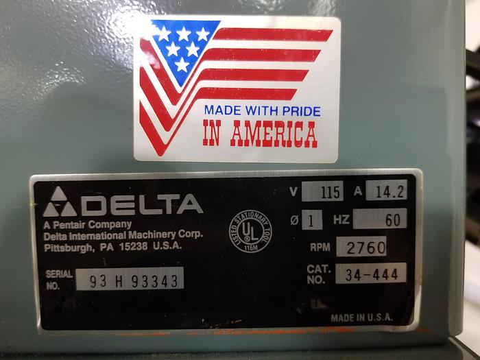Used Delta 34-444 Contractors Table Saw