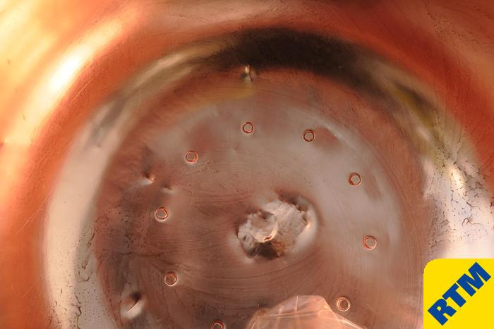 Used (8) Copper Coating Pans