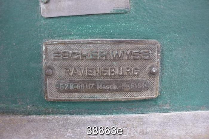 Used Escher Wyss E2k Deflaker #38883