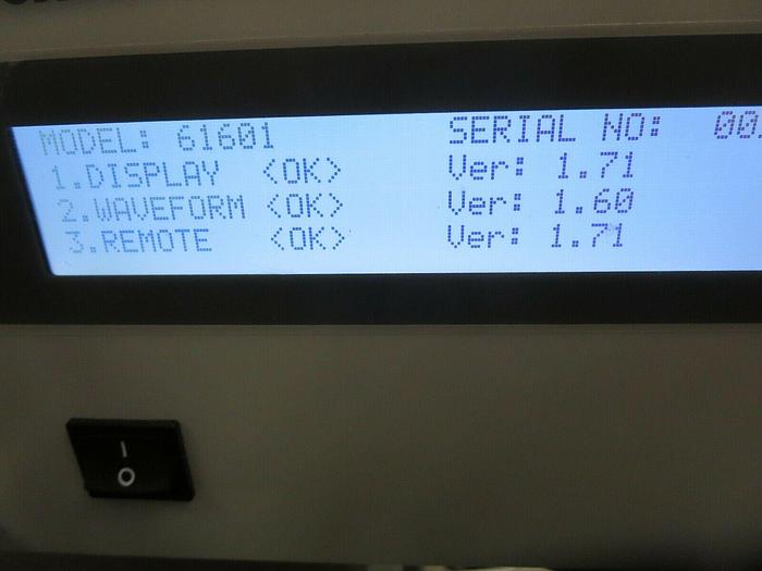Used Chroma, 61601, Programmable AC Source, 0-300 VAC, 500 VA, 15-1000 HZ