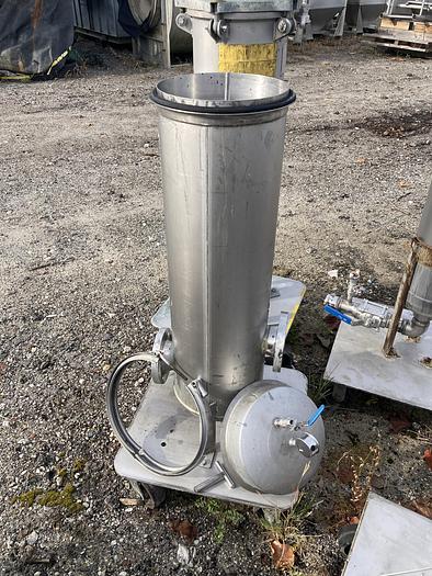 Used Used (12) 36" cartridge stainless steel filter.