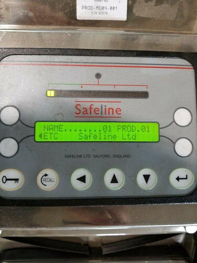 Used SAFELINE Mettler Toledo Metal Detector
