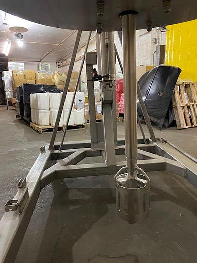 Used Admix  MHL 102 SS  Hi Shear Mixer on Hoist stand SS