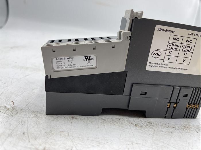 Used Allen Bradley 1734-AENTR Ser A. 1734-RTB Ser A