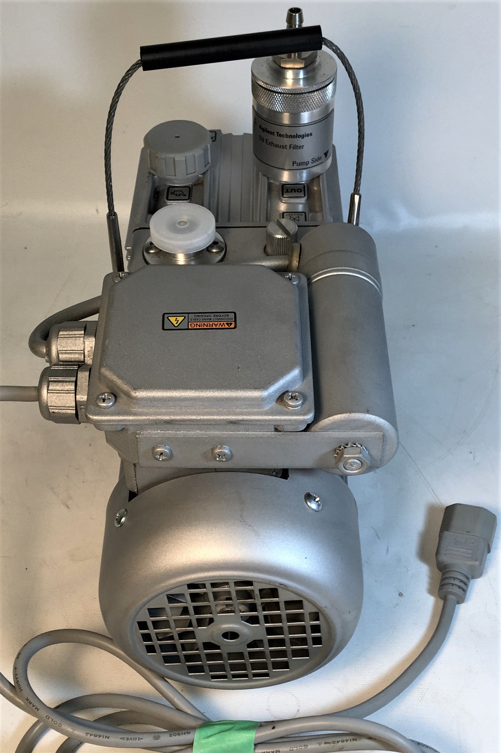 Used Agilent DS 42 Rotary Vacuum Pump with Oil Exhaust Filter (1.2cfm)