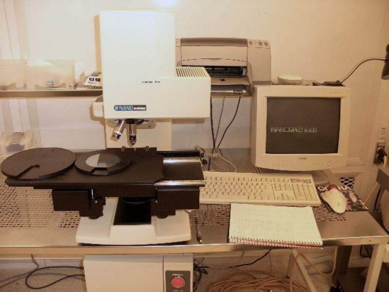Used Nanometrics Nanospec 6100