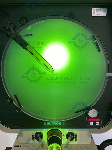 Used Deltronic DH216 16" Horizontal Optical Comparator System w/ MPC-5 Controller