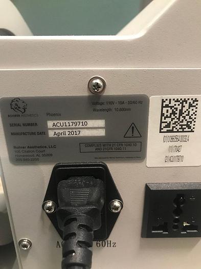 Used 2017 Rohrer Phoenix Co2 Laser: Wrinkles, Skin resurfacing, Vaginal Rejuvenation
