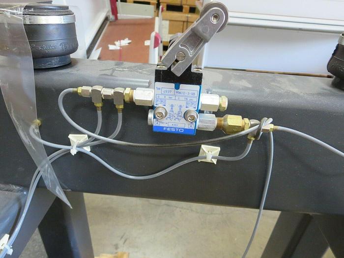 Used Isolation Table, No Mfg's Data Plate,Block Size 36"W X 24"D X 8"T,For Parts Only