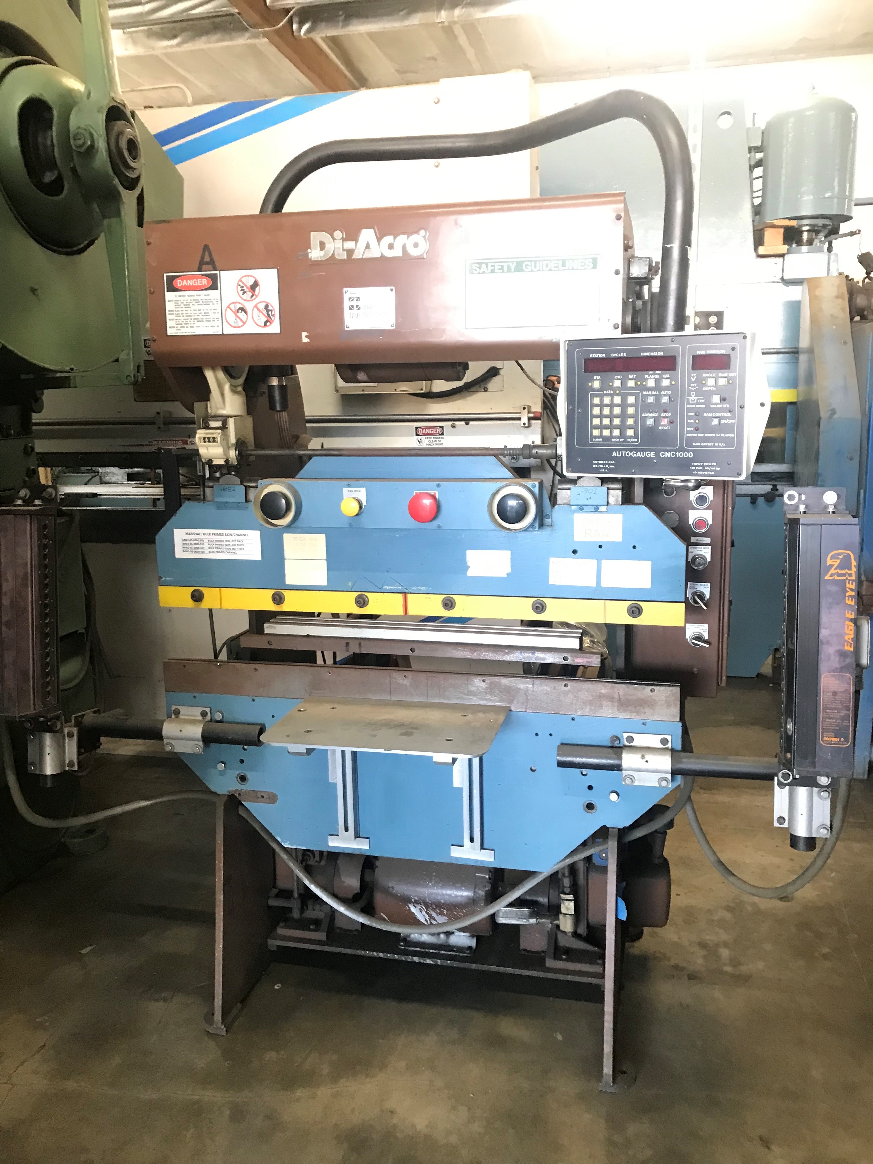 Used Di-Acro 14-48-2 CNC Hydro Mechanical Press Brake 17 Ton x 4' #6385