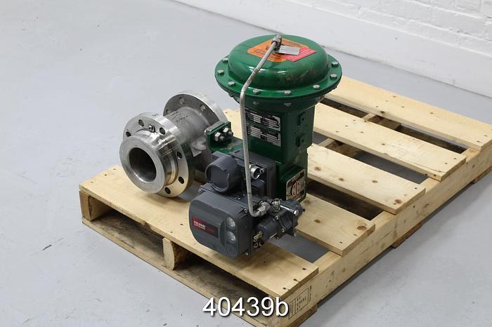 Used Fisher 4" V150 Series B Vee Ball Valve #40439