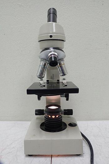 Used Unbranded L&M? Compact Student Monocular Microscope with 3 Objectives