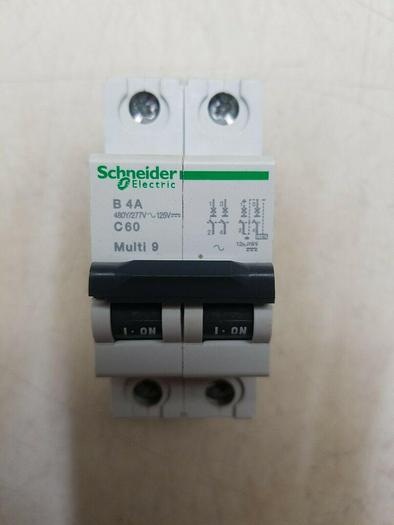 Used Schneider B 4A Circuit Breaker