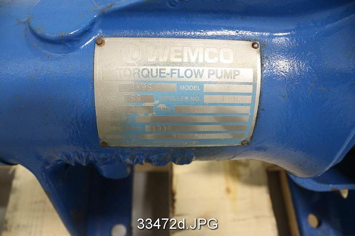 Used Wemco E  4x9S Torque-Flow Pump Power End #33472