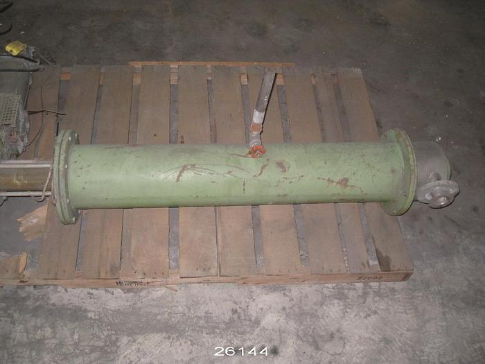 Used Voith  High Density Cleaner, 8" Body, 2" Inlet, 1-1/2" Accept, 4" Air Operated Through Gate Reject Valve, 8" Air Operated Dump Valve.  Body Is 50" Tall. #26144