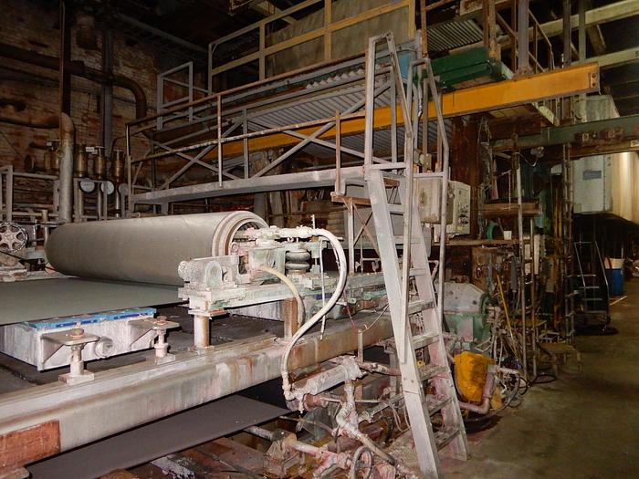 Used 98" (2.54M) TRIM BELOIT FOUNDRINIER PAPER MACHINE 1,050 FPM REF (PM# 1)