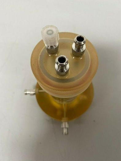 Used Acrylic 40mL VS1006-049 Vessel w/ Multiple .25" Fittings