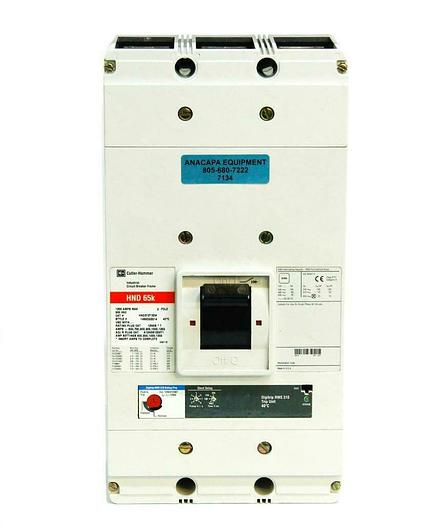 Used Cutler-Hammer (Eaton) HND 65K HND312T32W 3-Pole 1200 A Max Circuit Breaker (7134